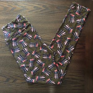 🇺🇸🎆🇺🇸NWOT Patriotic LuLaRoe One Size leggings
